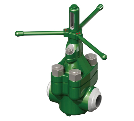 4、5000PSI rubber seal mud  valve Welded end